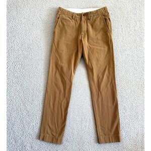 United Arrows Military Chino Pants Button Tab Buckle Japan
